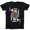 King Playing Card Logo Vintage Ideal Gift Cool Retro Gift Black T Shirt 575