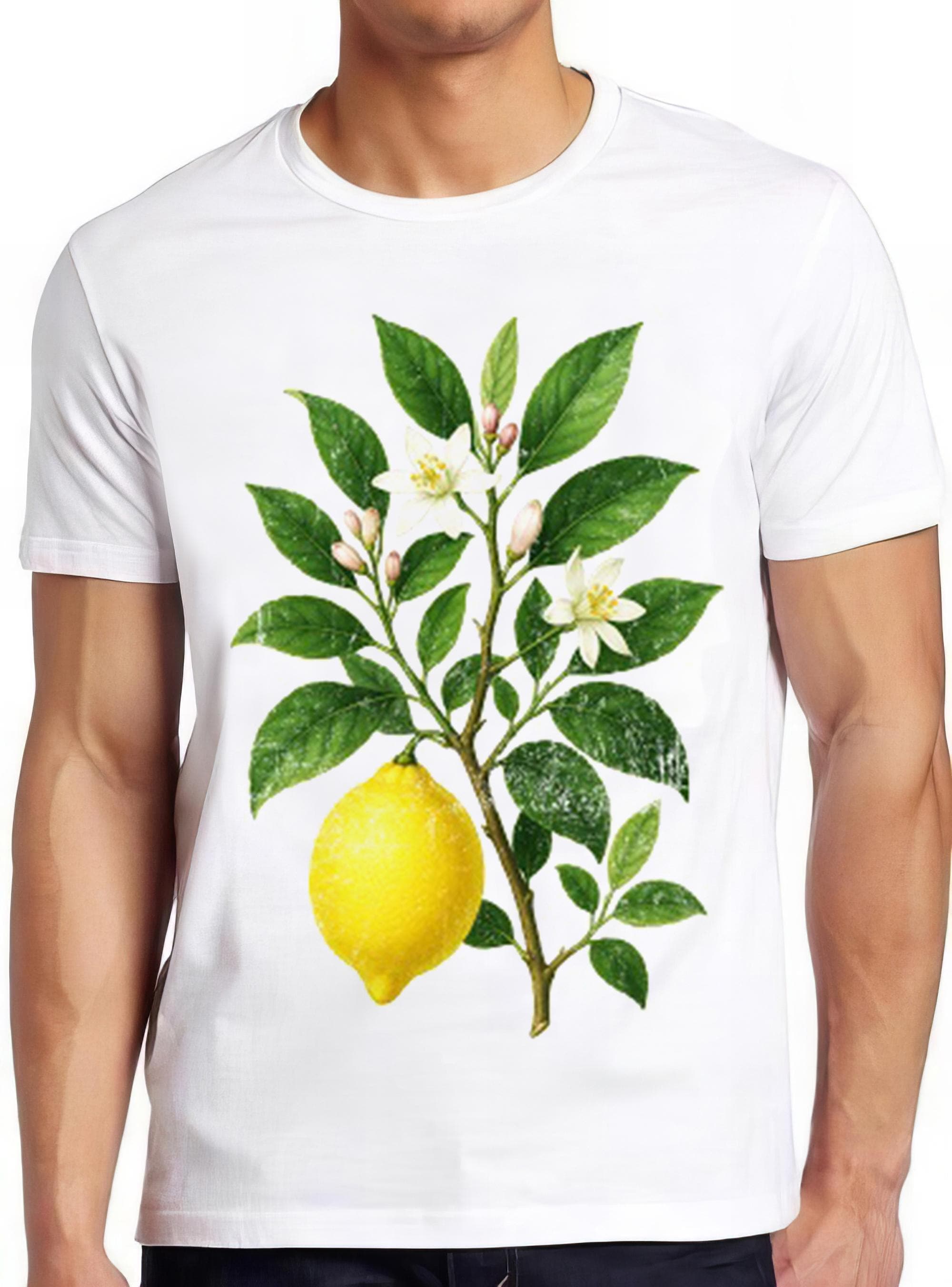 Lime Flower & Lemon Fruit Tree Nature Meme Gift Funny Tee Style Unisex Gamer Cult Movie Music T Shirt 2776