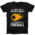 DM I Cast Fireball DND Dragon Dungeon Master Wizard Gift Tee Black T Shirt B36