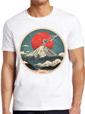Fuji T Shirt  Fuji-san Mount Japan Iconic Volcano Tokyo Cool Gift Tee 2323