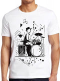 Play That Beat Drummer Drums Classic Jazz Rock Cool Gift Tee T Shirt 2478
