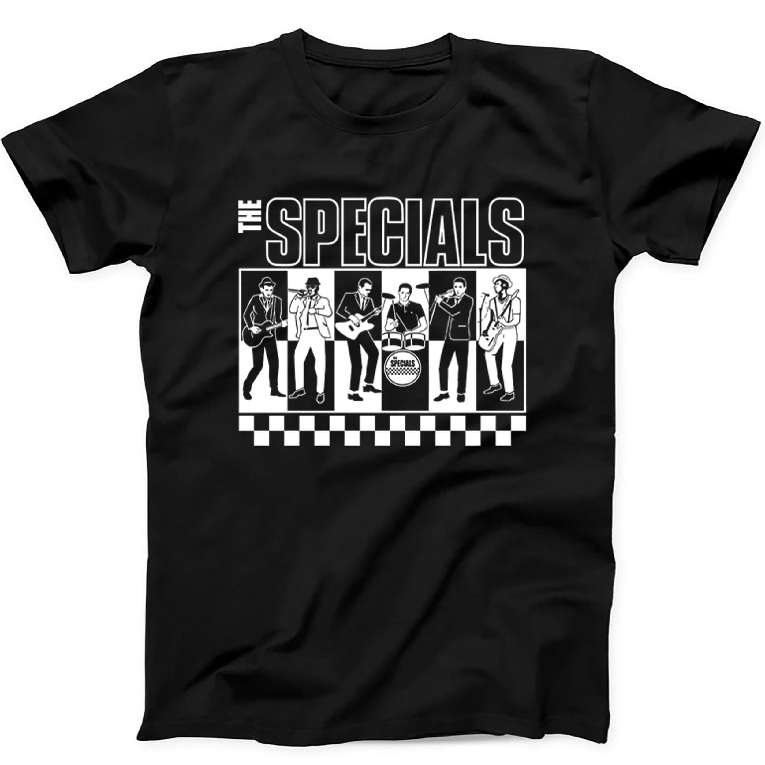 The Specials Ska Rock Reggae Two Tone Records Music Gift Tee Black T Shirt 587