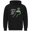 Behave No Funny Dishonest Frog Cartoon Sarcastic Meme Gift Sweatshirt Hoodie 536