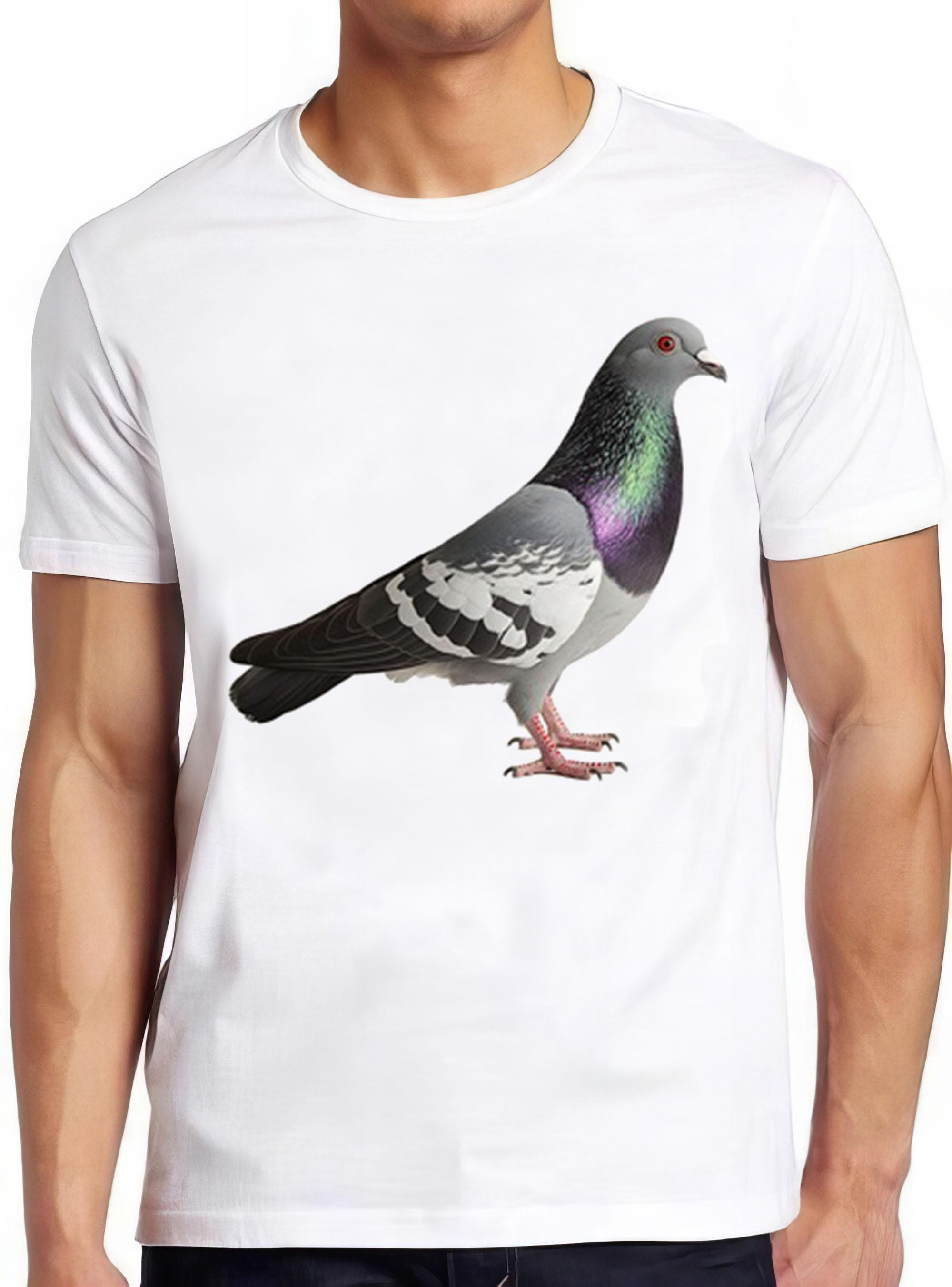 Pigeon T Shirt Peagon Flower Unicorn Bird Fly Animal Funny Cool Gift Tee 2366