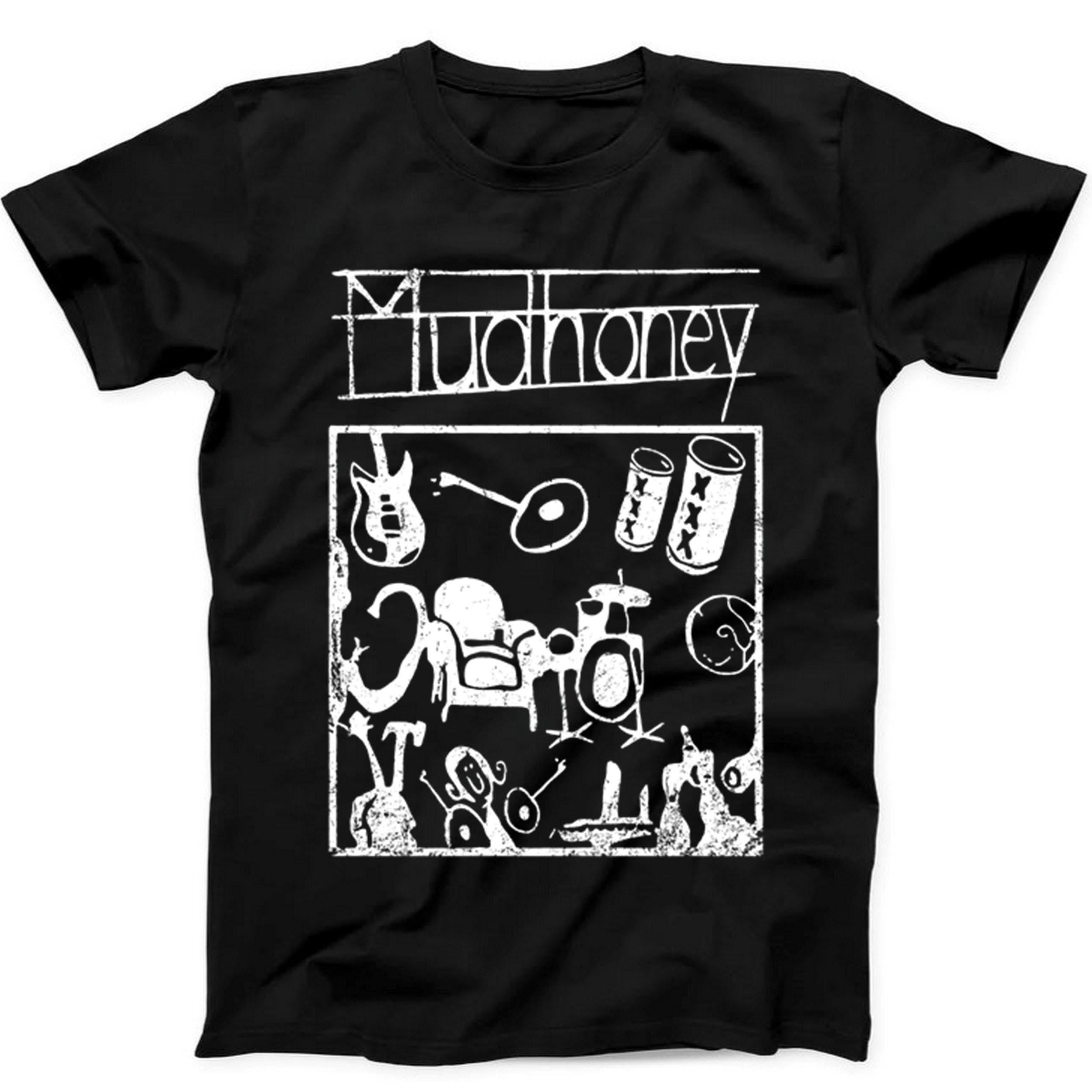 Mudhoney Limited Edition Band Rock Grunge Music Funny Gift Black Tee T Shirt 517
