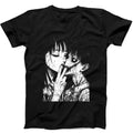 Scary Japanese Anime Tomie Art Funny Meme Gift Tee Gamer Cult Movie Music Black T Shirt 407