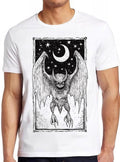 Mothman Tarot Weird Strange Unusual Cryptid Cryptozoology Tarot Unisex Men Women Gift Cool Cult Movie Music Fashion Top Tee T Shirt 2645