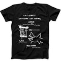 Jaws Paws Capt Quints Anti Shark Cage Theory Water Gift Tee Black T Shirt B123