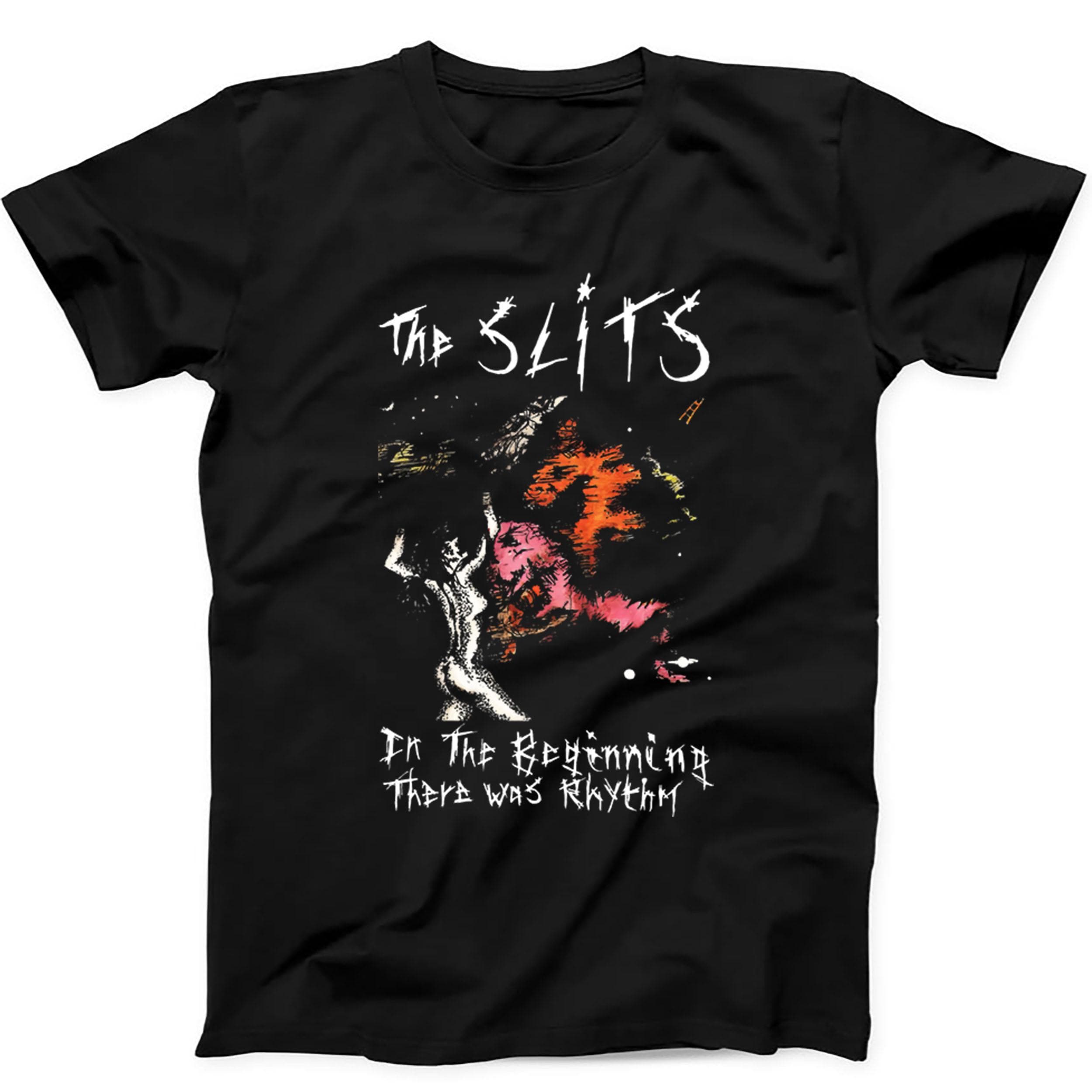 The Slits In The Beginning There Was Rhythm Punk Rock Gift Tee Black T Shirt 590