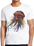 Psyhedelic Jellyfish Electric Weird Humorous Hilarious Witty Funny Music Gift Tee T Shirt 2302