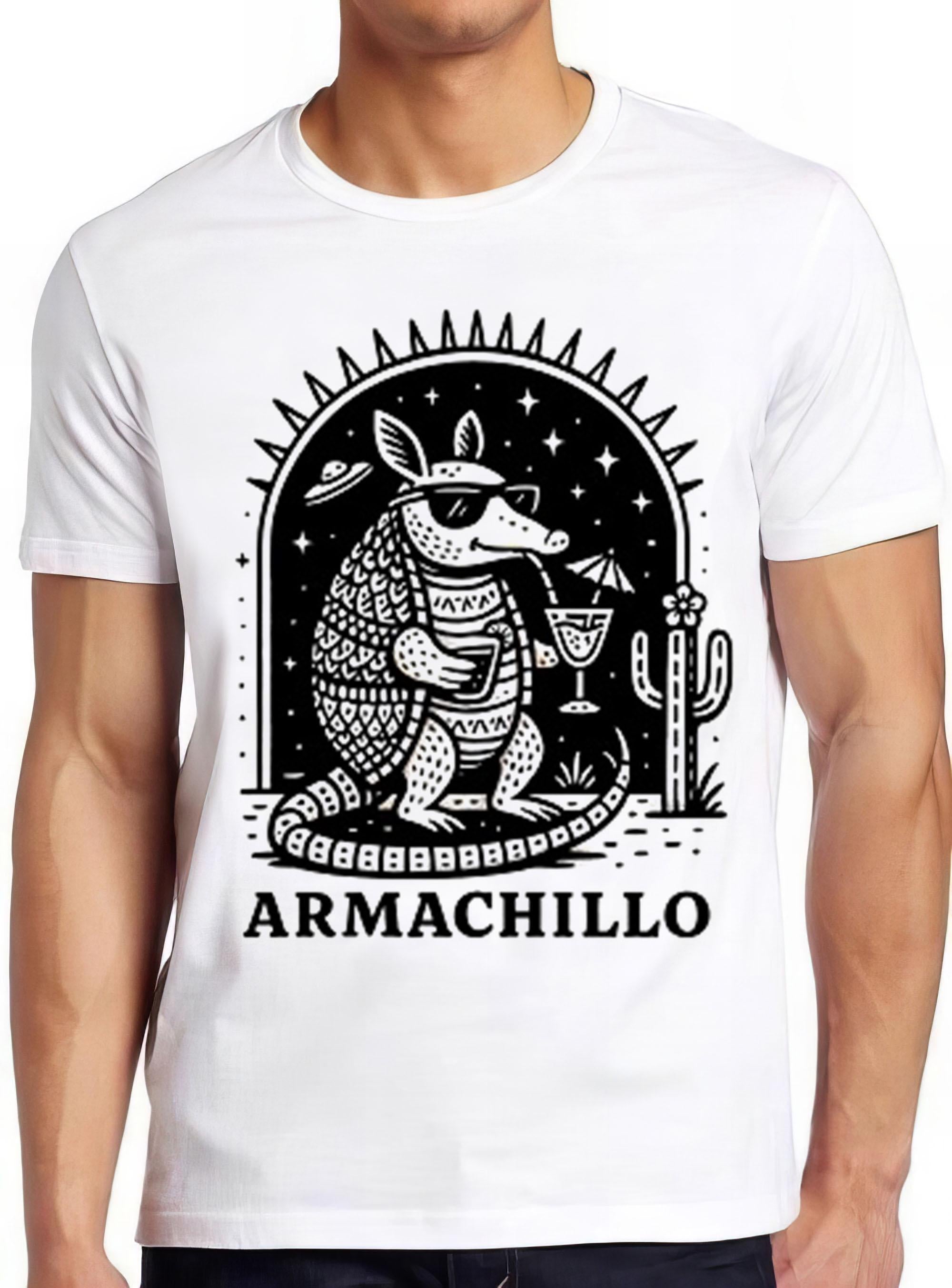 Armadillo Armachillo Possum Santa Fe Cute Animal Desert Funny Meme Gift Tee Gamer Cult Movie Music T Shirt 2832