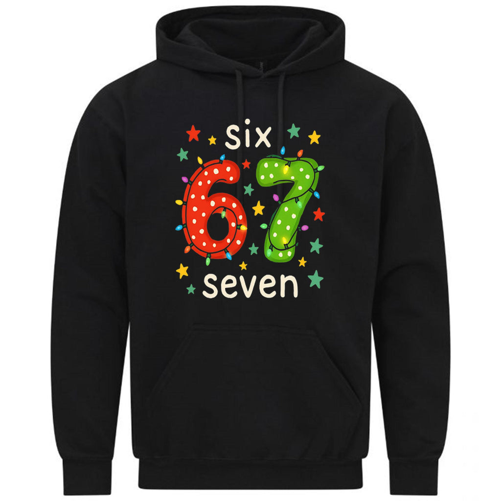 ix Seven Christmas 6 7 XMAS Meme Funny Gift Sweatshirt Hoodie 506