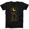 Mothman Weird Strange Unusual Cryptid Cryptozoology Gift Tee Black T Shirt 475