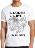 The Catcher In The Rye  Book Banned Literary Literature Geek Nerd Meme Tee Gift Retro Meme Saying Gaming Music Movie  T Shirt 2599