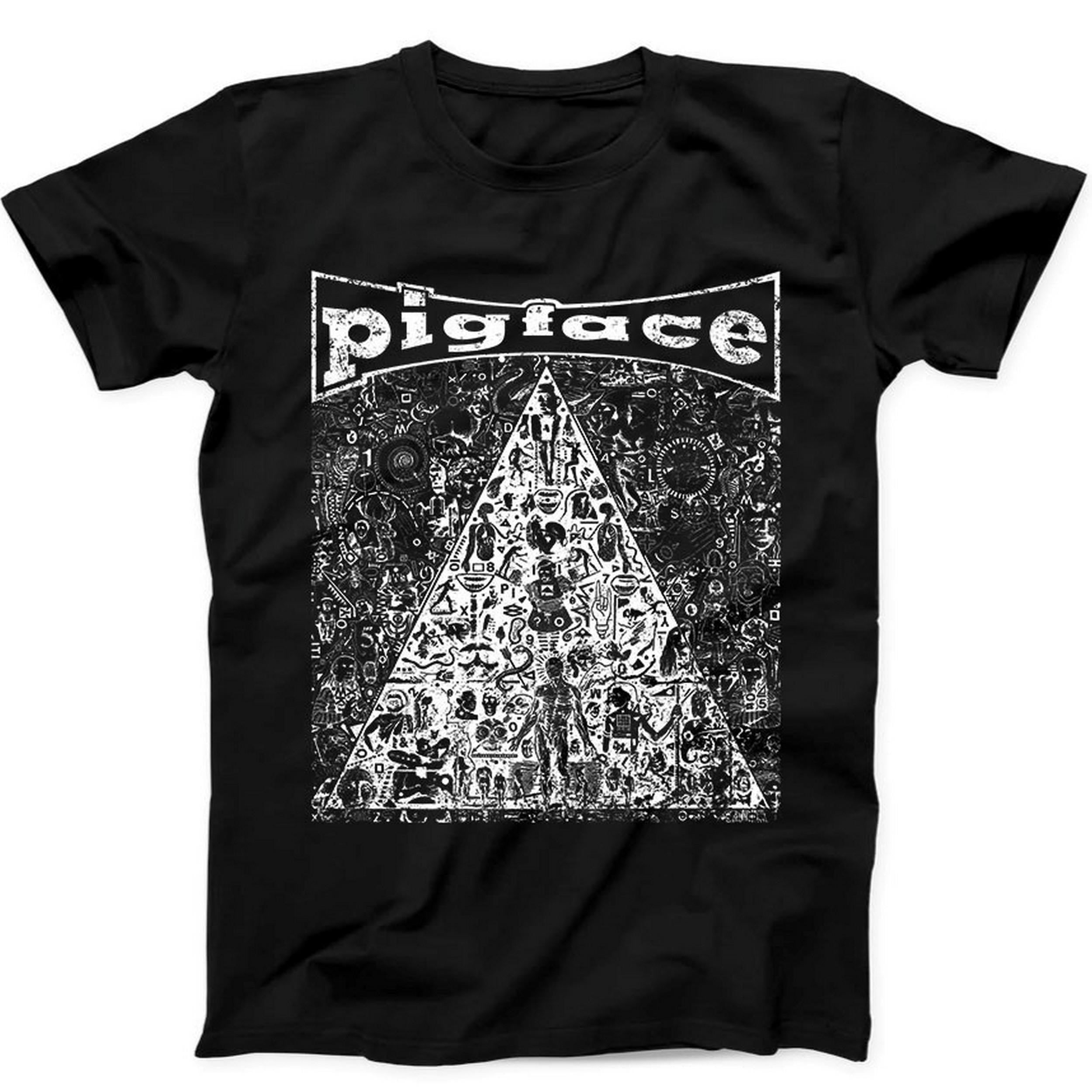 Pigface Gub Electronic Rock Music Gift Tee Black T Shirt B378