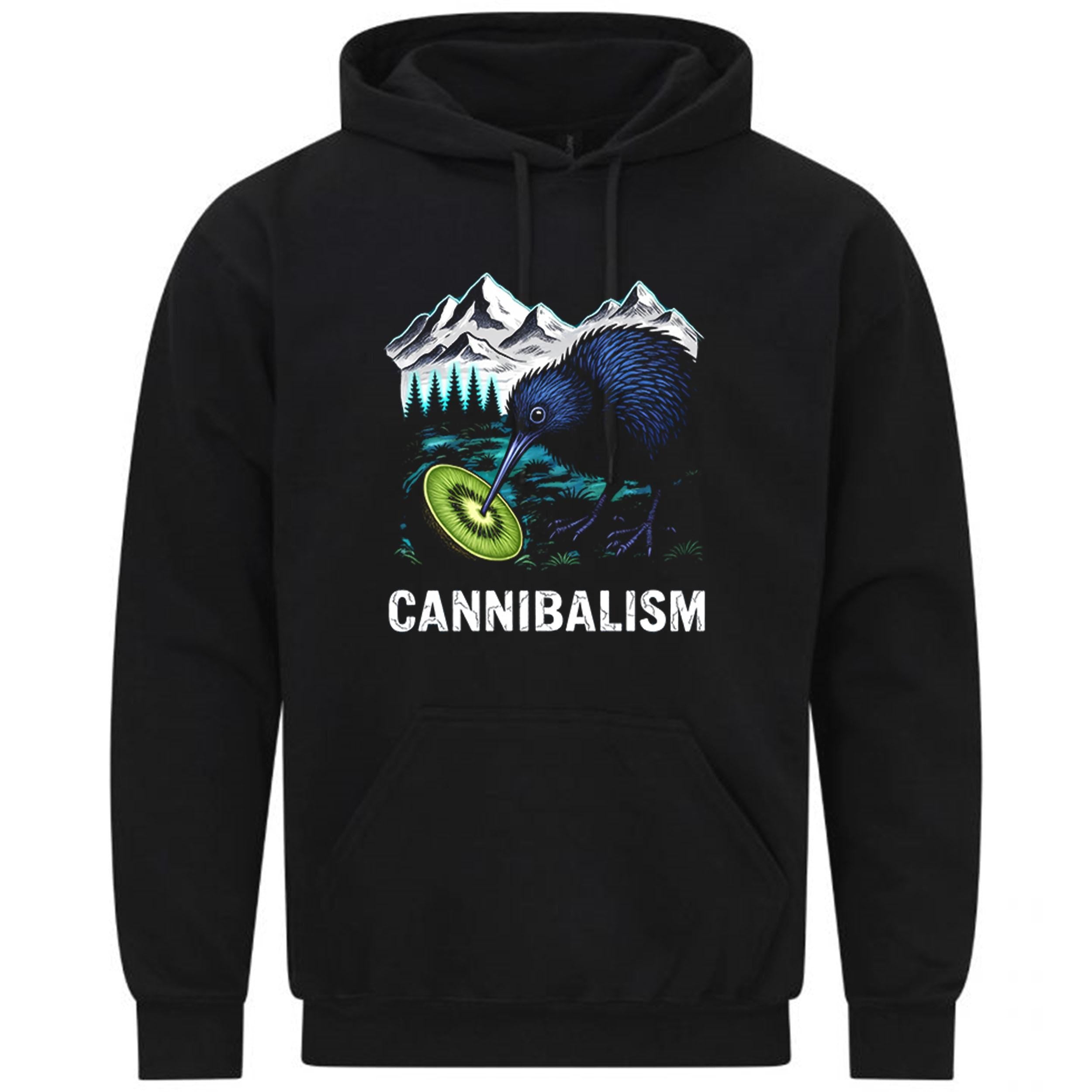 Kiwi Bird Cannibal Cannibalism New Zealand Fruit Farm Theme Funny Gift Sweatshirt Hoodie 526