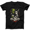 Monster Bride Horror Gothic Monster The Lovers Tarot Cards Hilarious Funny Meme Movie Gift Tee Cult Black T Shirt 486