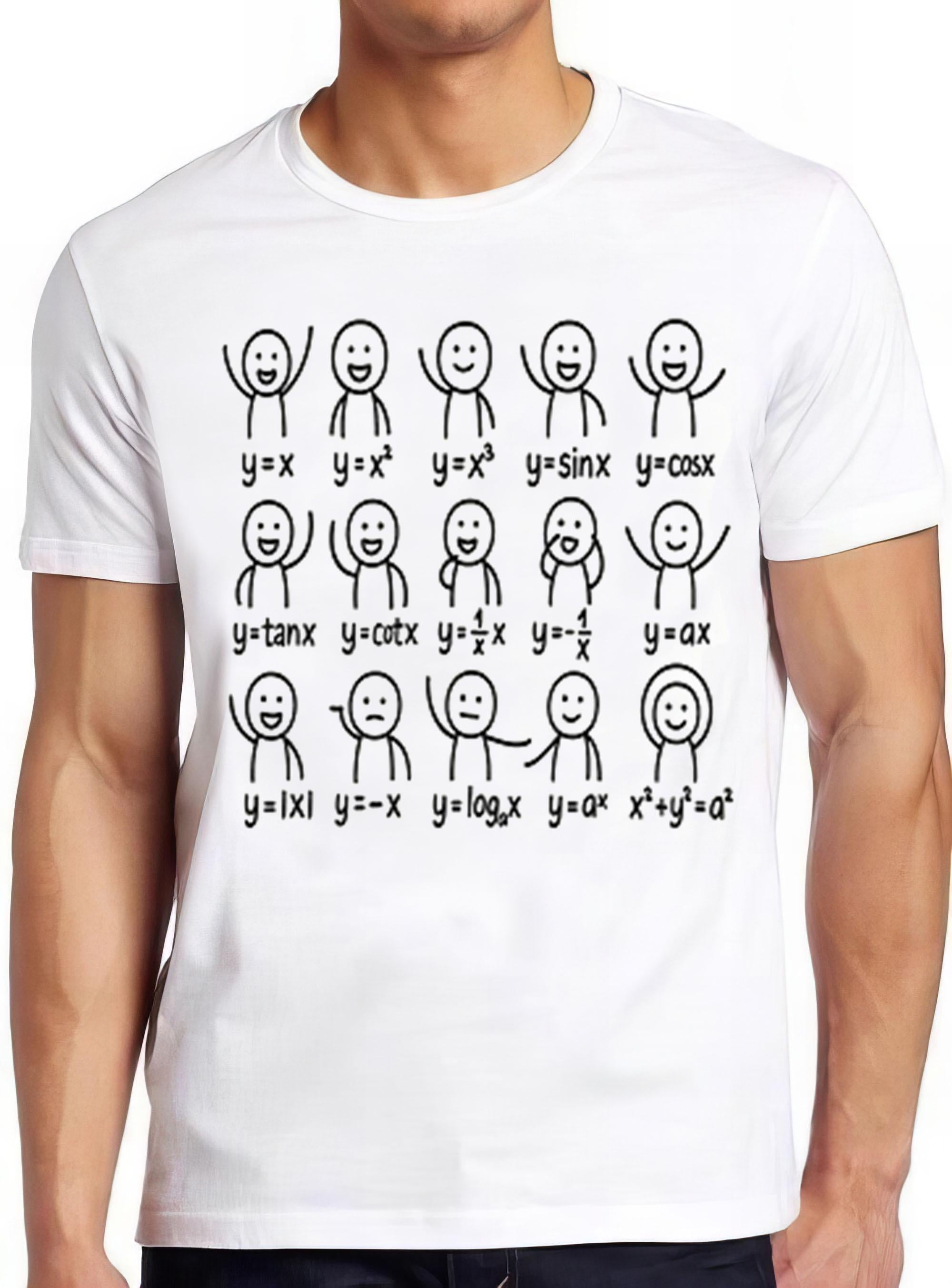 Funny Algebra Dance Graph Figures Math Equation Joke Meme Gift Funny Tee Style Unisex Gamer Cult Movie Music T Shirt 2572
