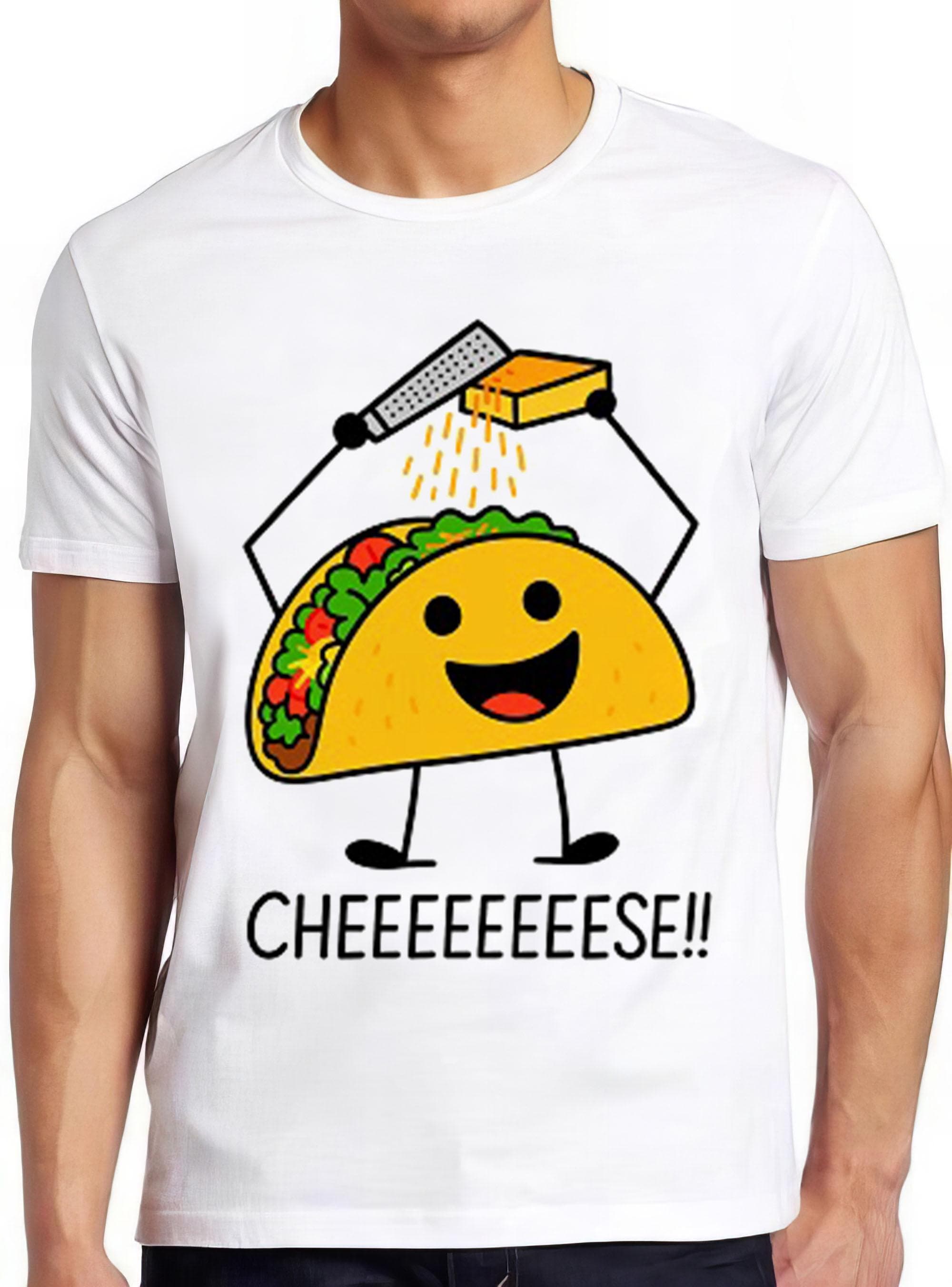 Taco Cheese Grater T Shirt Funny Graphic Design Cool Gift Tee 2668