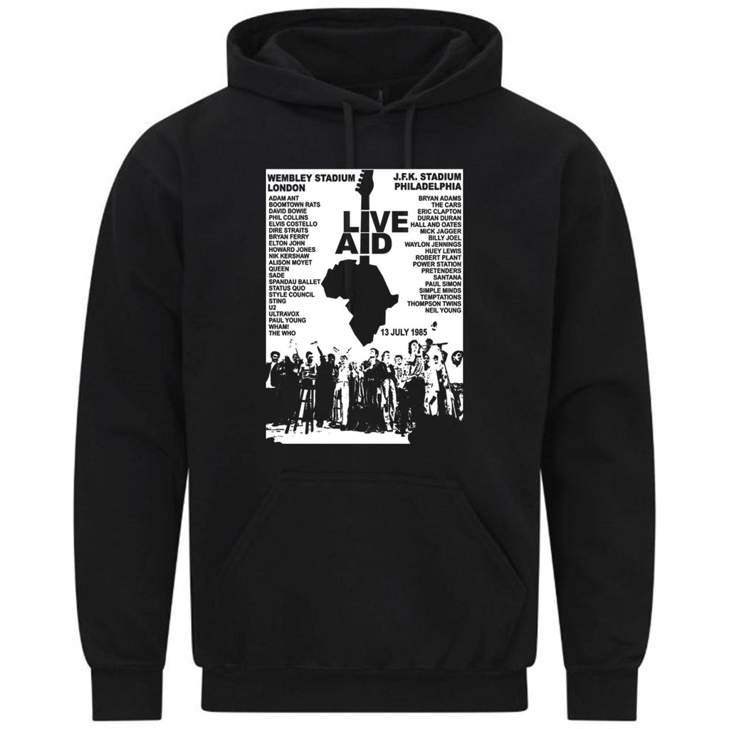 Live Aid Concert Music Gig Event Live 1985 Wembley Gift Sweatshirt Hoodie 30