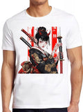 Japanese Ninja Geisha Samurai Girl Manga Meme Joke Funny Retro Mens Womens Unisex Cartoon Anime Top Gift Tee T Shirt 2356