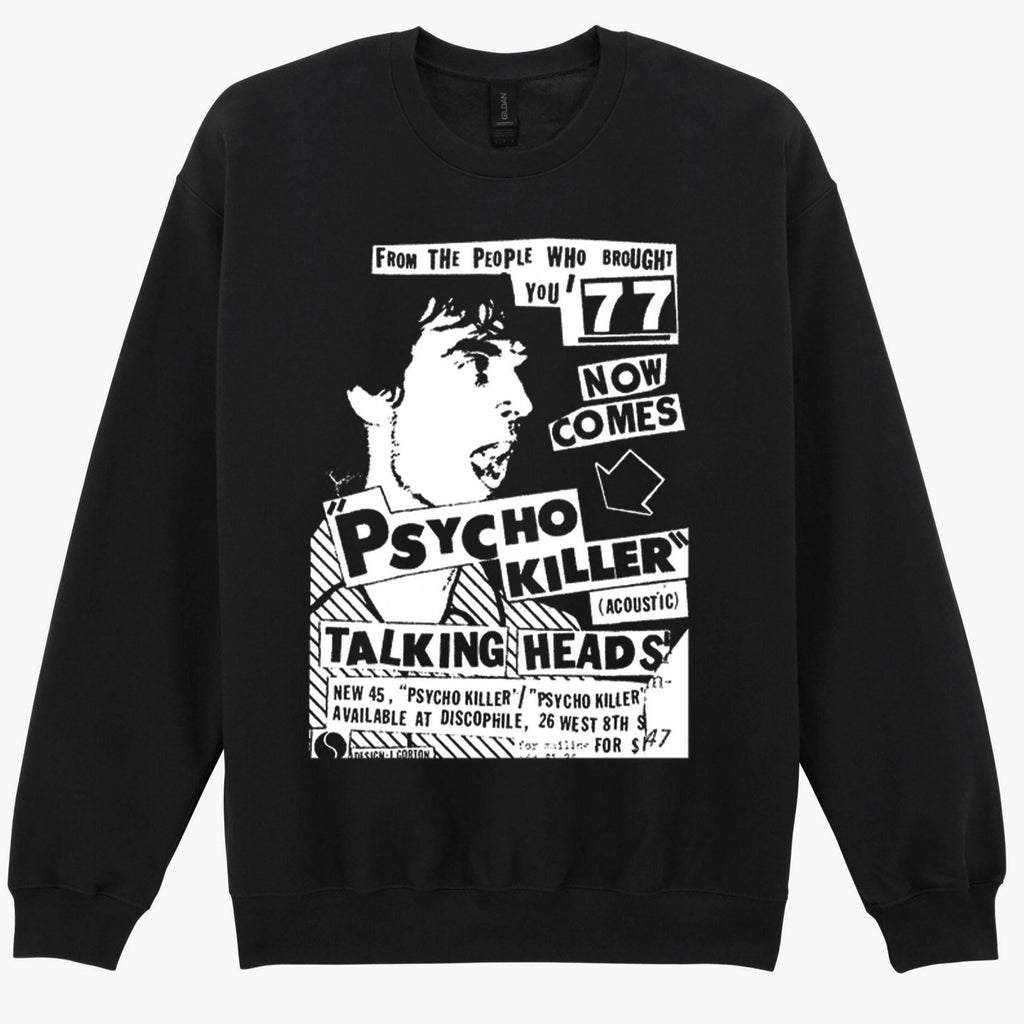 Talking Heads Psycho Killer Band Punk Rock Music Gift Sweatshirt Hoodie 45
