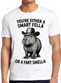 Capybara Smart Fella Or Fart Smella Best Seller Funny Gift Tee T Shirt 2577