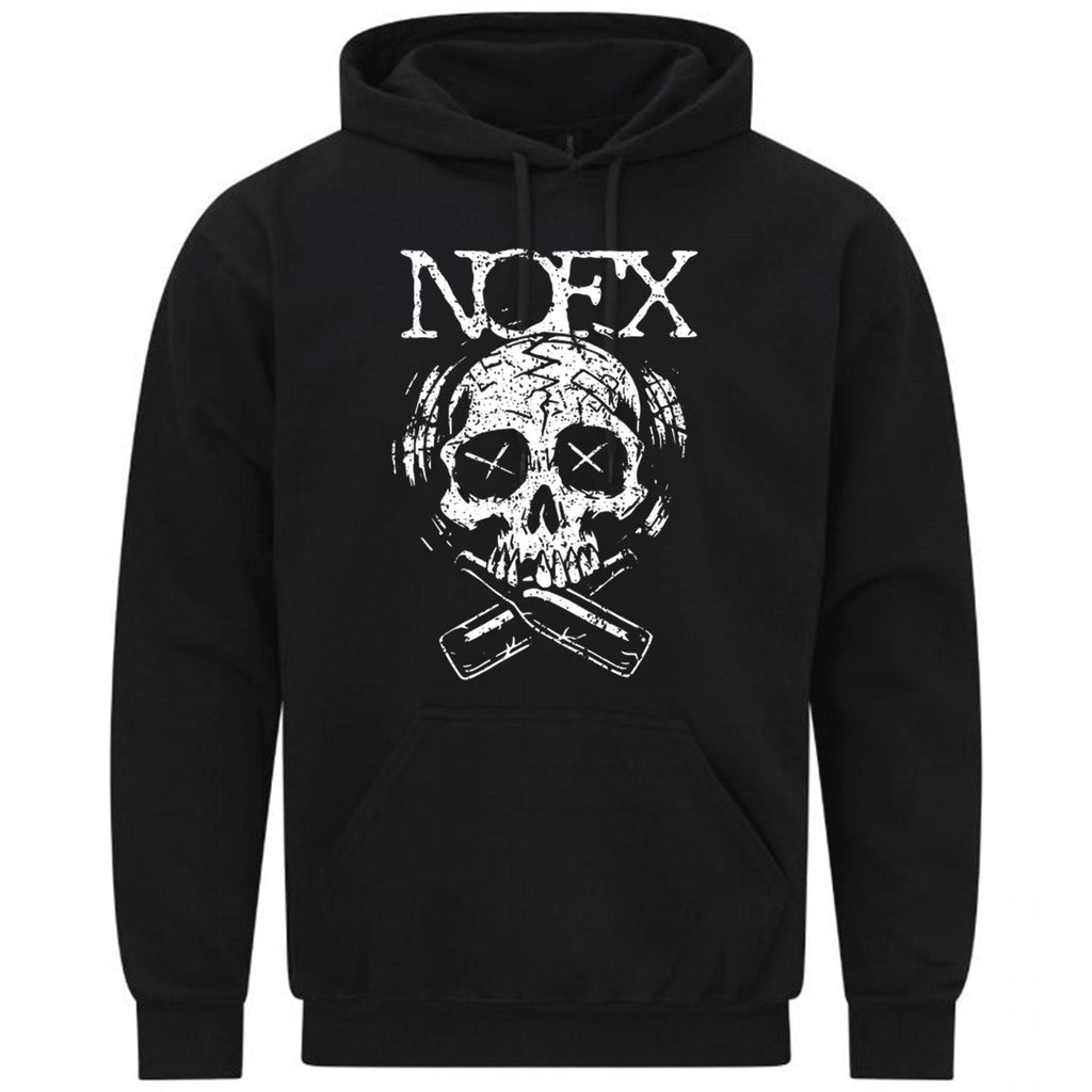 NOFX Skull Beer Band Never Trust A Hippie Music Gift Sweatshirt Hoodie 200