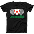 Mexico 86 Logo 80s Football World Cup Maradona Gift Tee Black T Shirt 554