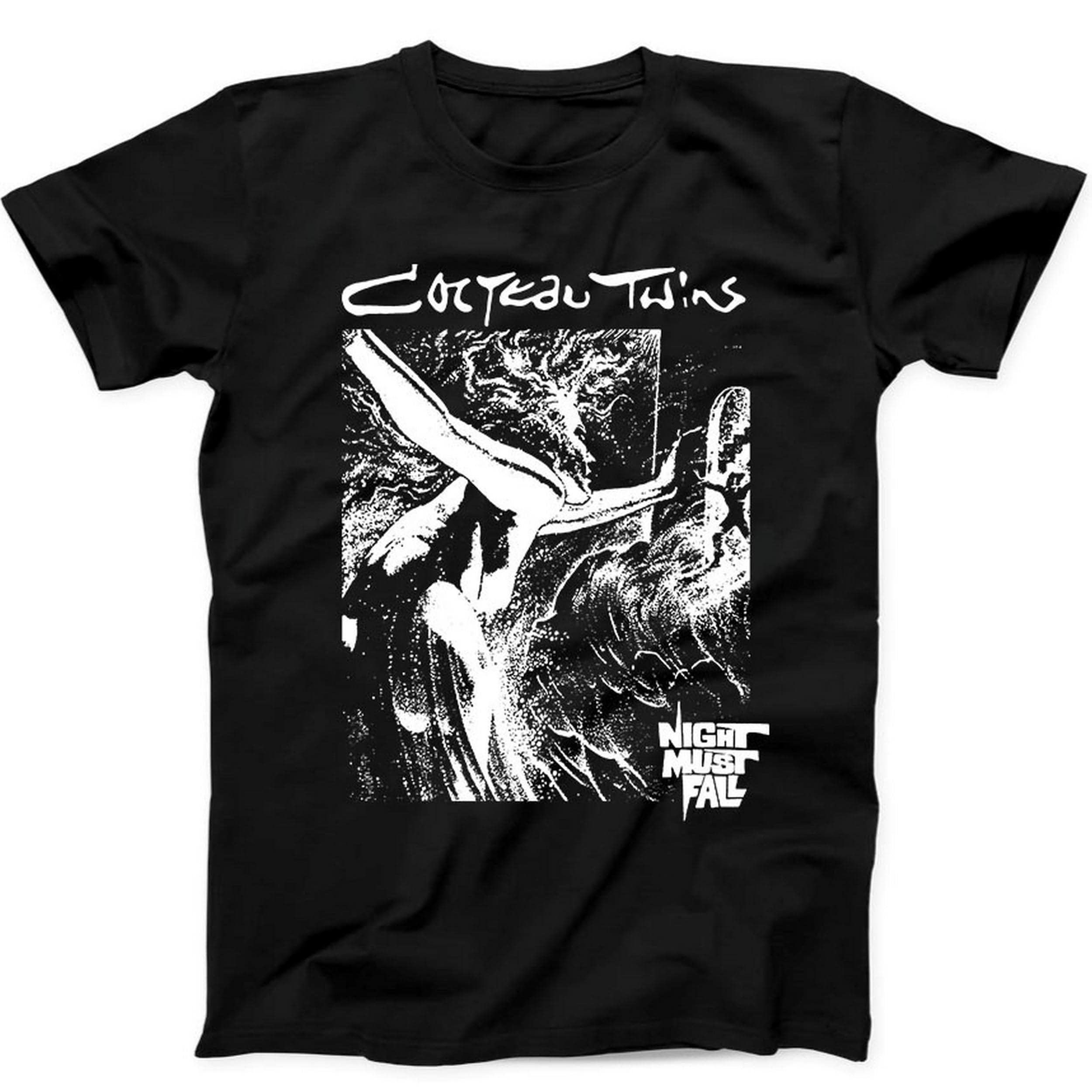 Cocteau Twins Night Must Fall Music Art Gift Tee Black T Shirt B37