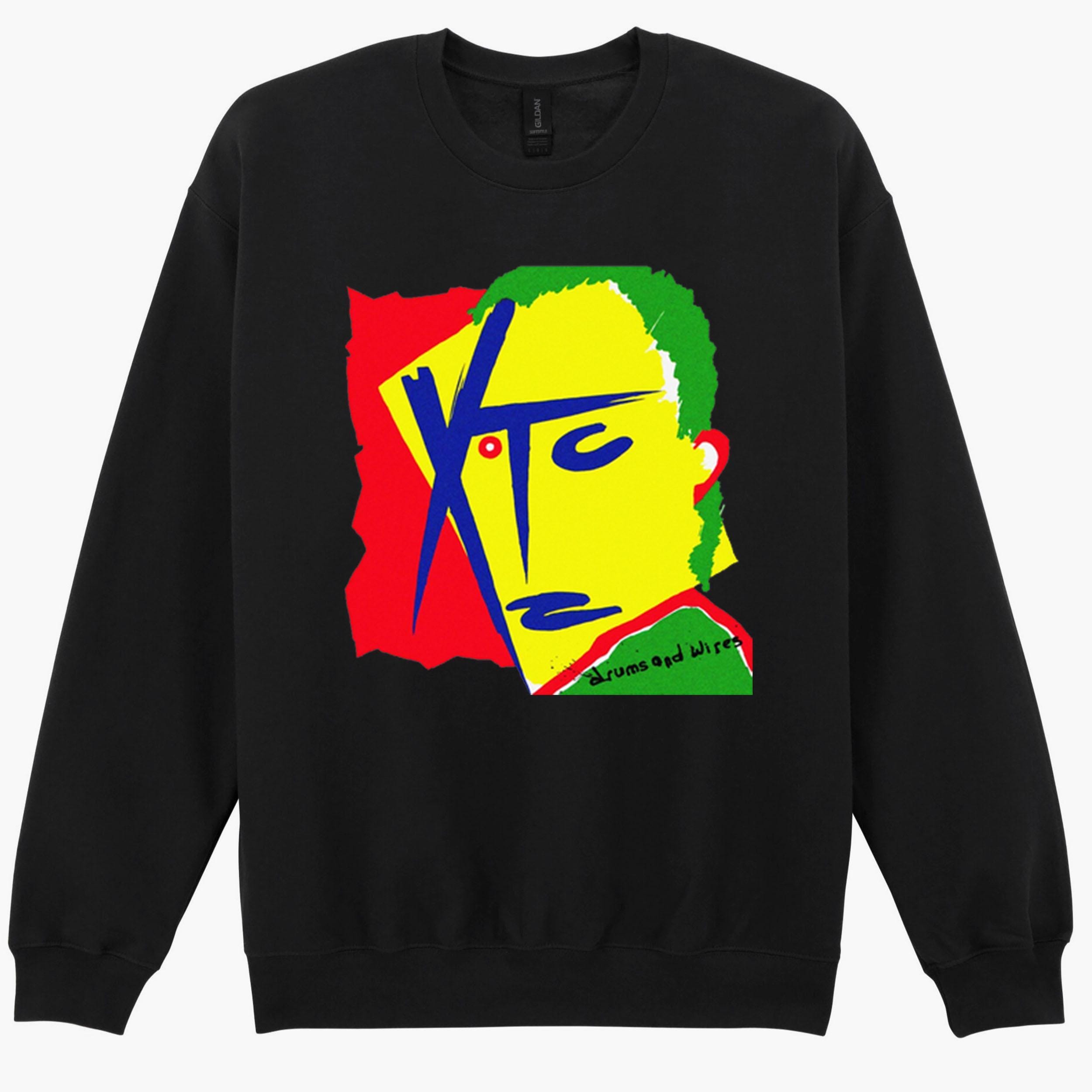 XTC Drums and Wires New Wave Rock Music Gift Sweatshirt Hoodie 62