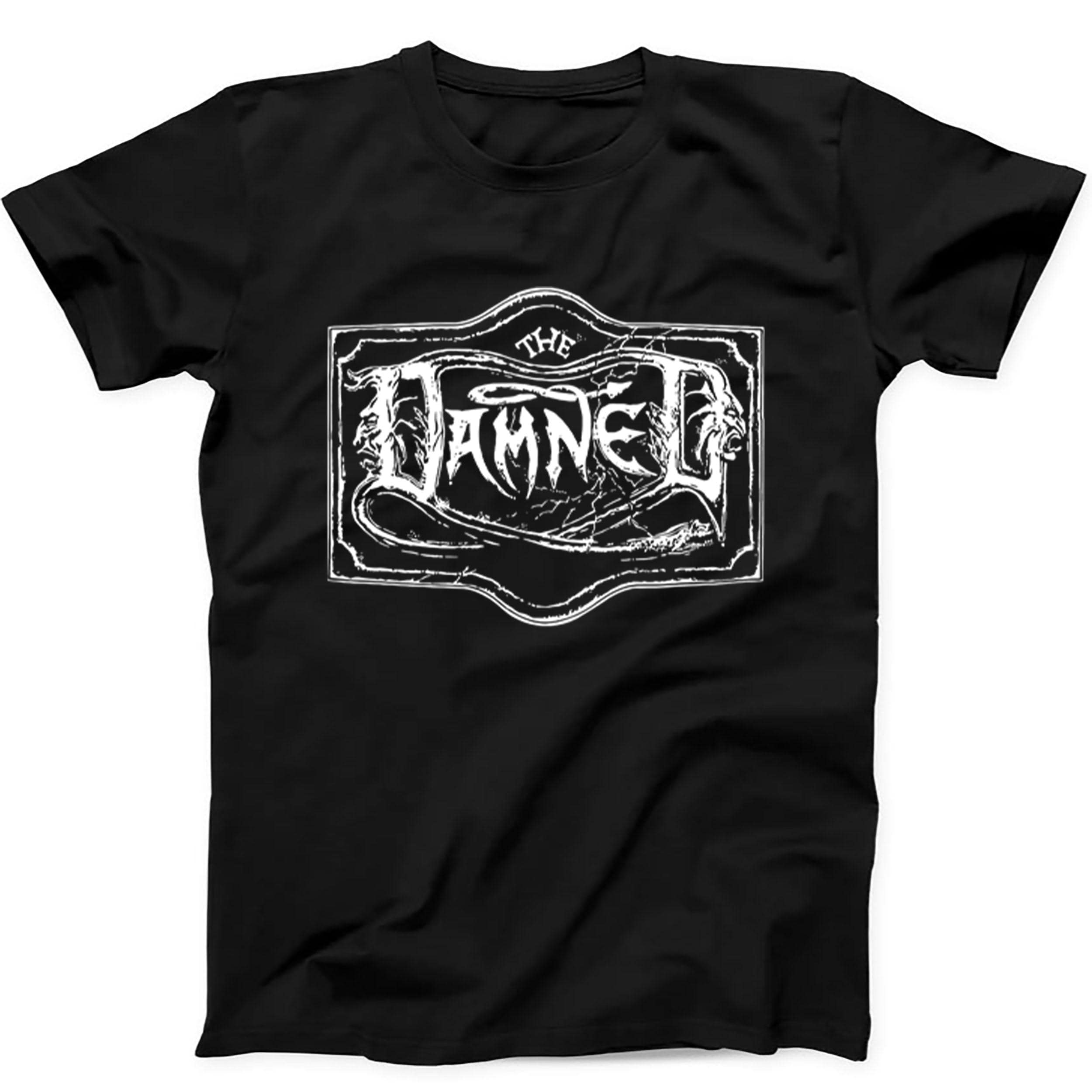 Damned The Black Album Punk Rock Music Gift Tee Black T Shirt 549