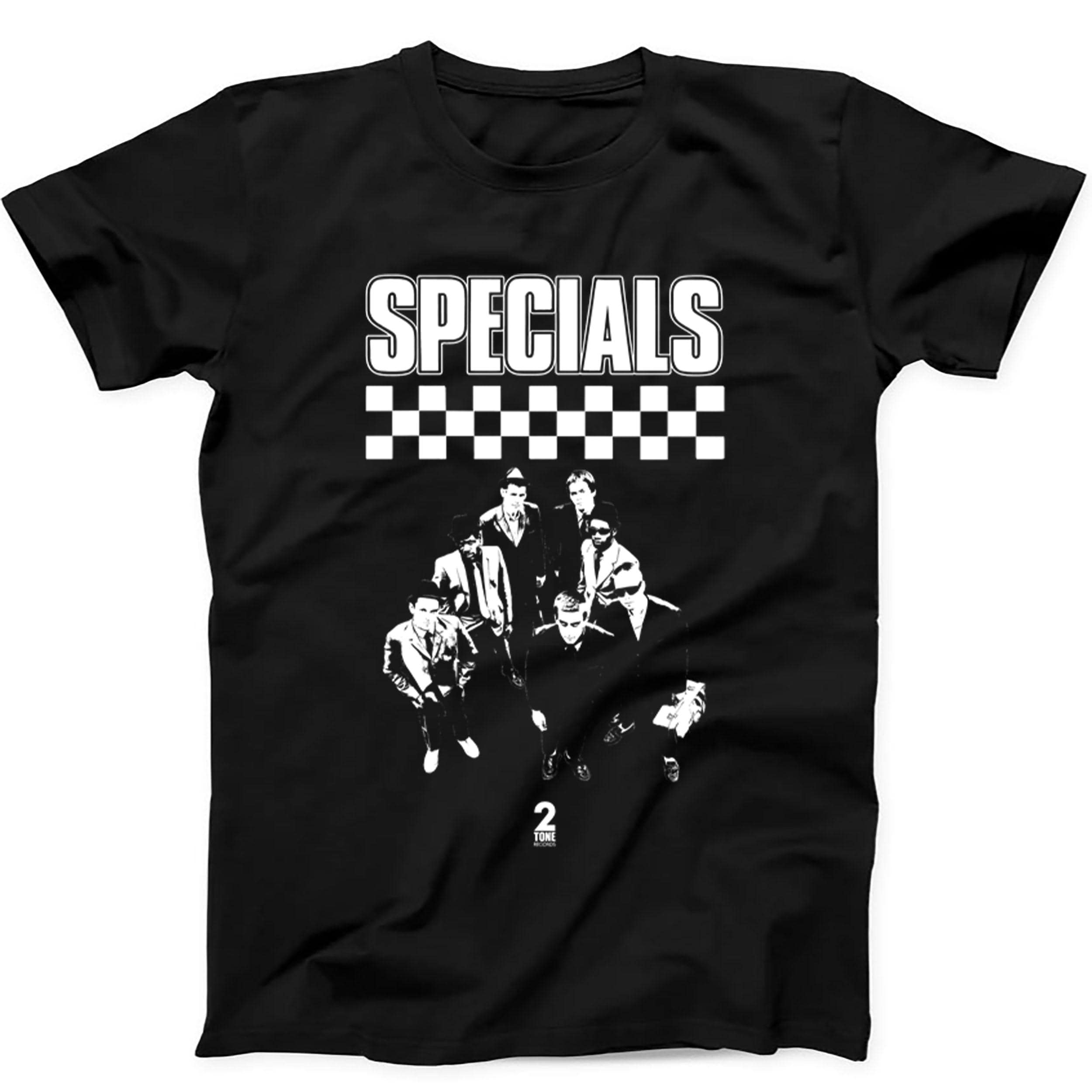 The Specials Ska Rock Reggae Two Tone Records Music Gift Tee Black T Shirt 547