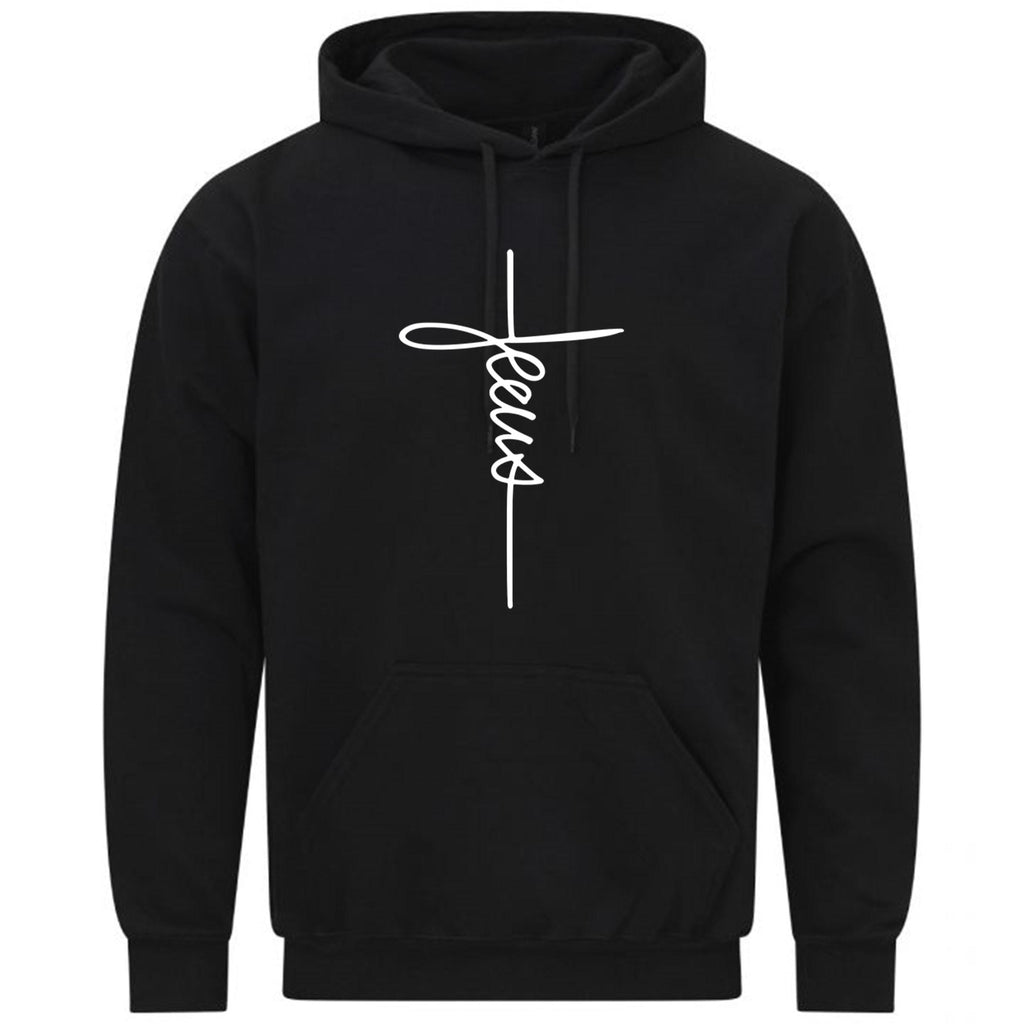 Jesus Christian Religious Signature Cross Love Gift Sweatshirt Hoodie 606