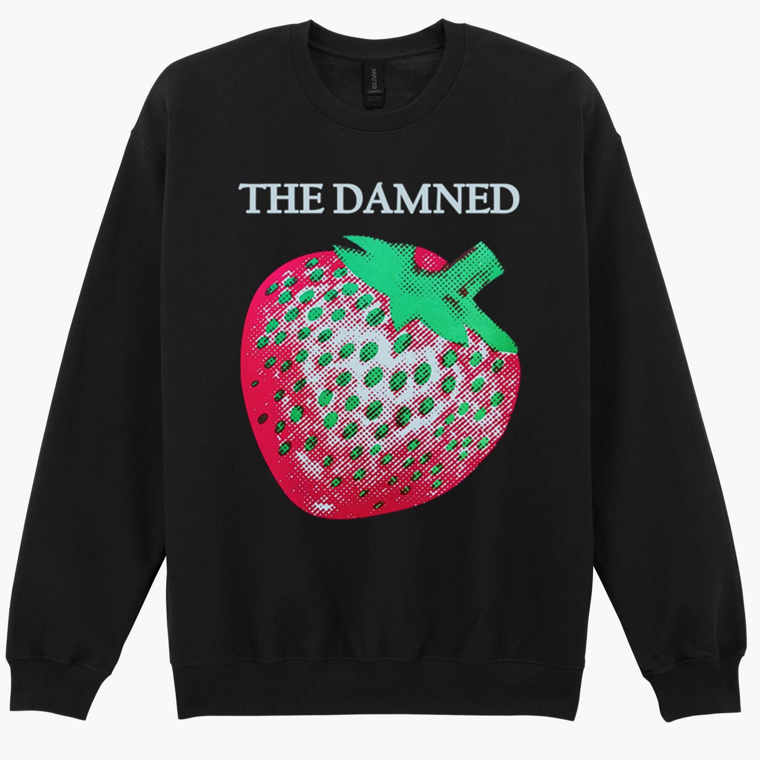 The Damned Strawberries Punk Rock Music Gift Sweatshirt Hoodie 244