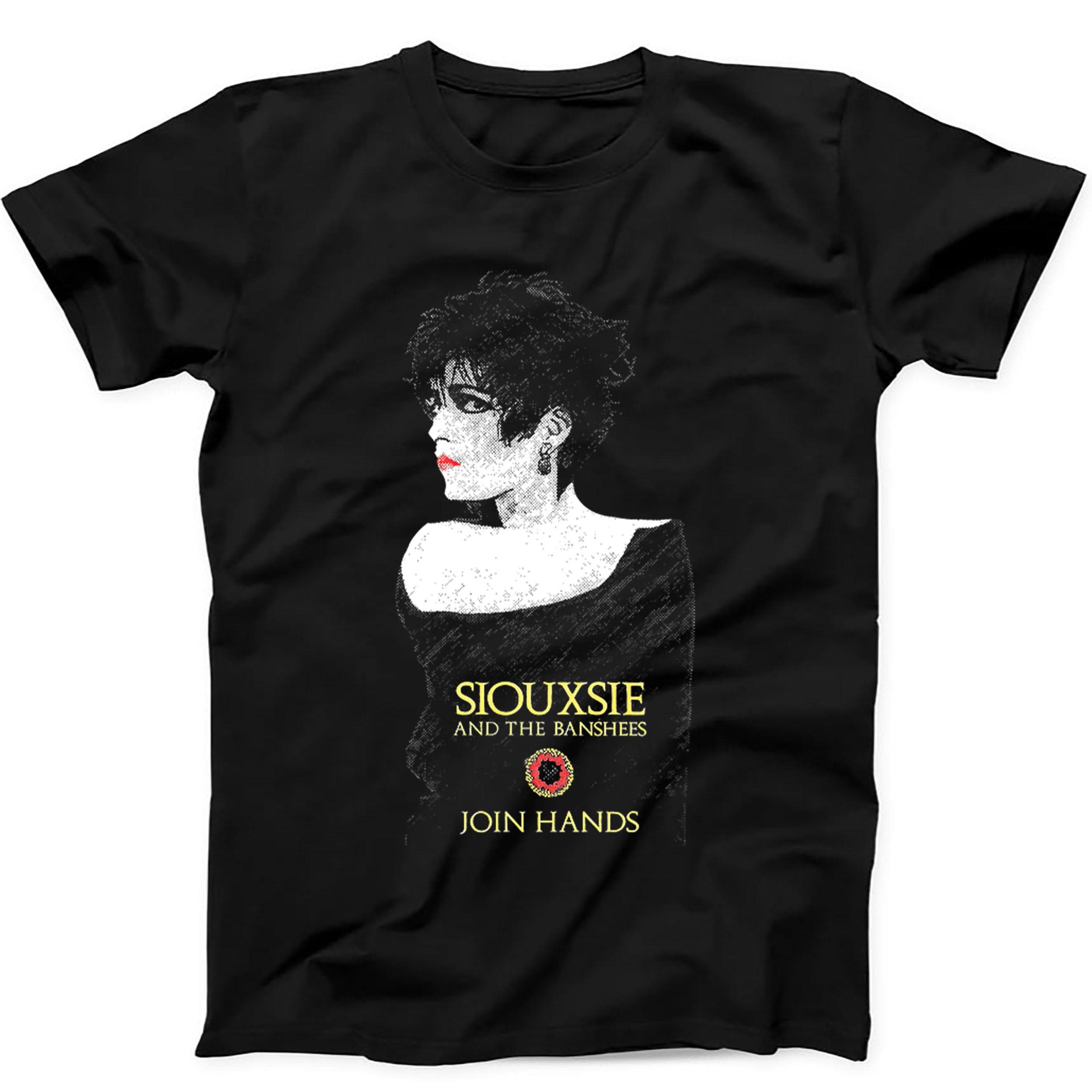 Siouxsie And The Banshees Join Hands Punk Rock Music Gift Black T Shirt 578