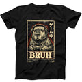 Bruh Capybara Gamer Video Games Meme Funny Gift Tee Black T Shirt 534