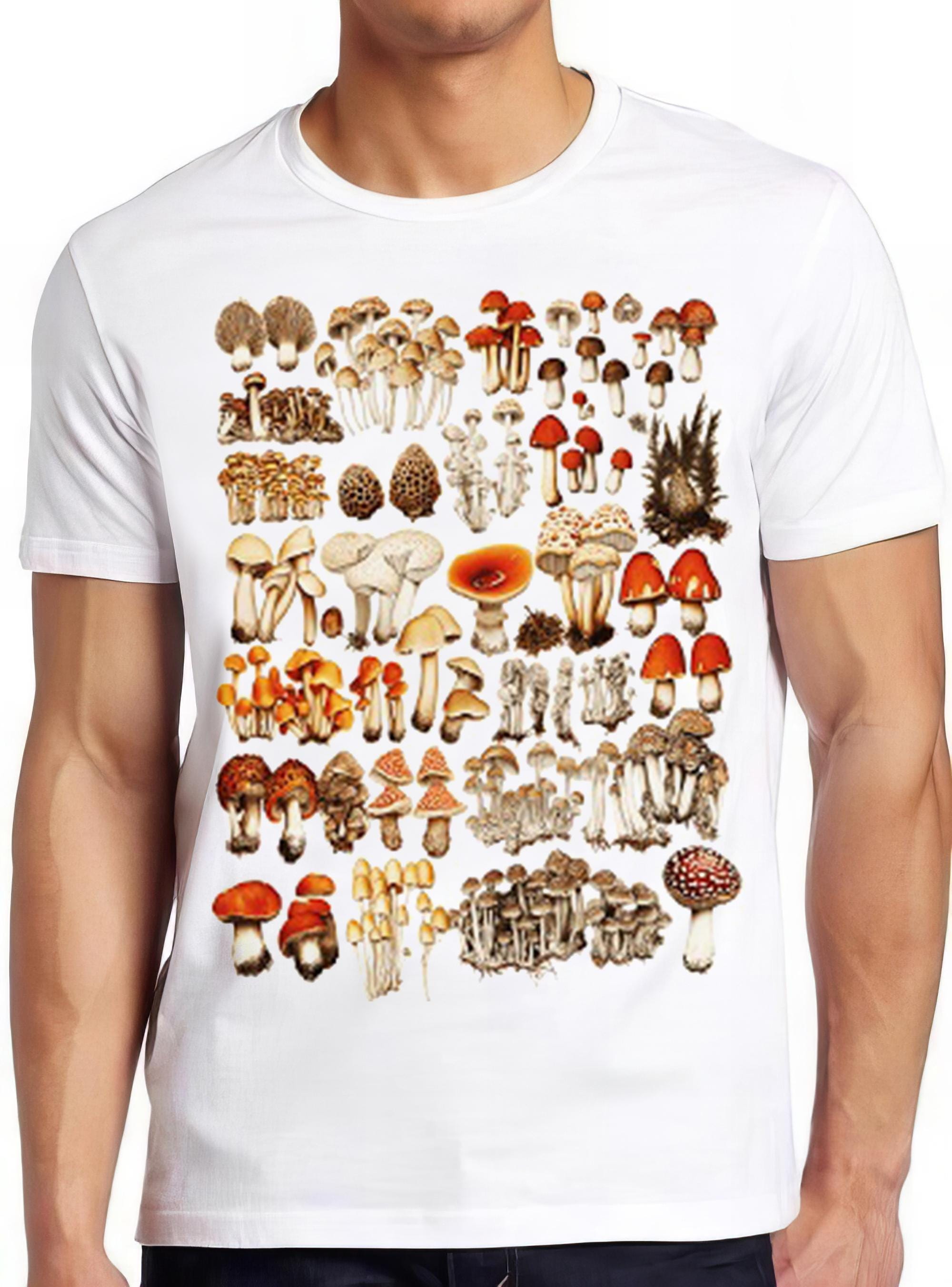 Mushroom Mycology Fungi Foraging Whisperer Stuffed Mushrooms Art Meme Funny  Style Unisex Gamer Cult Movie Gift Tee T Shirt 2344