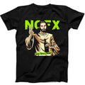 Jesus Never Trust A Hippie NOFX Music Gift Black Tee T Shirt B204