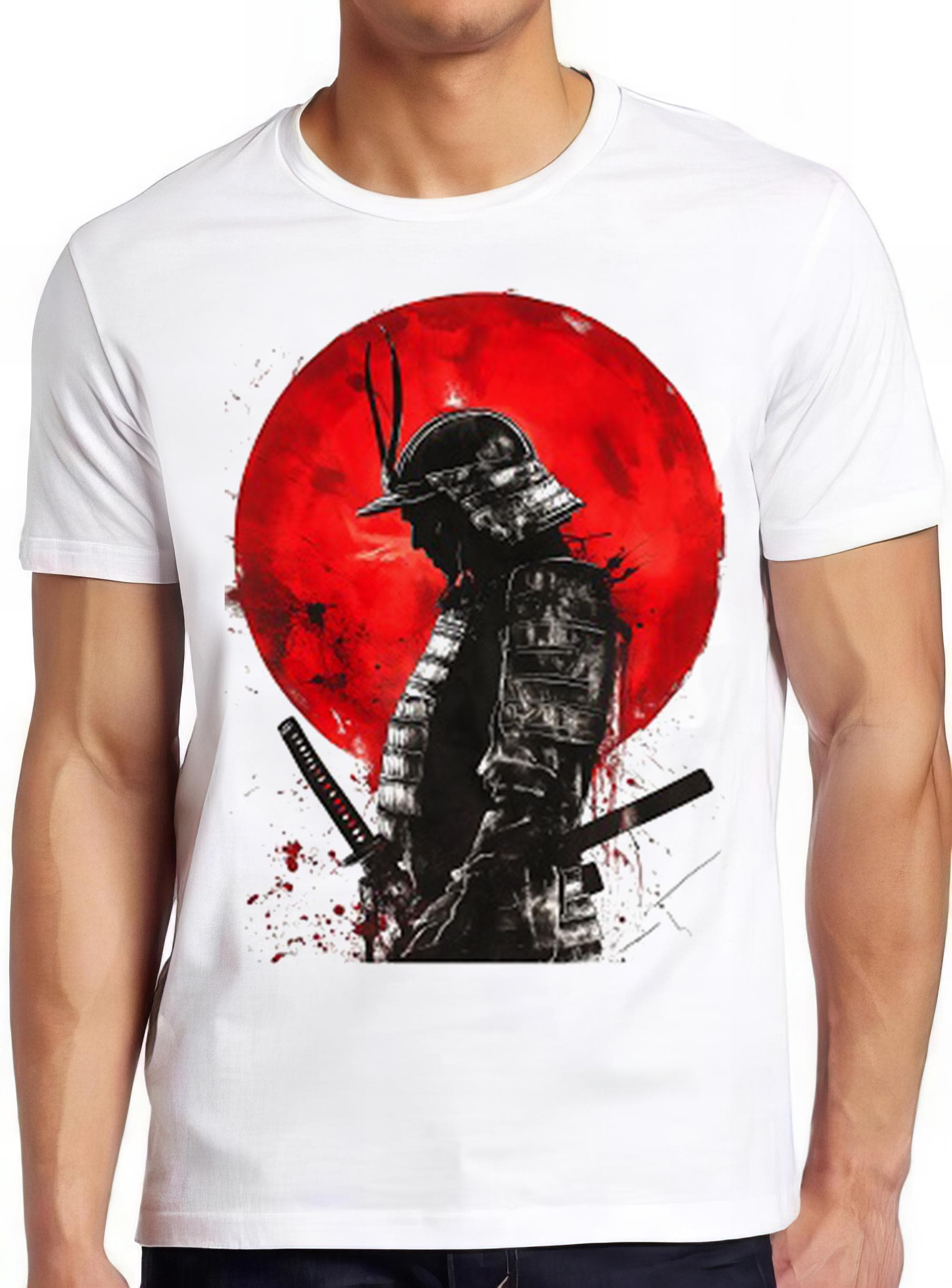 Samurai Warrior T Shirt Spartan Art Graphic Design Cool Gift Tee 2422