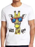 Giraffe Animal Zoo Cute Funny Animal Meme Gift Tee Gamer Cult Movie Music  T Shirt 2467