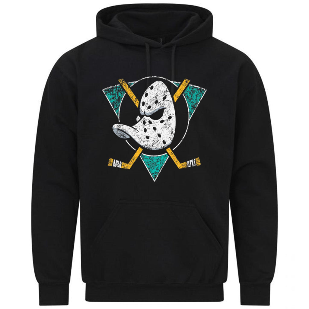 Mighty Ducks NHL Hockey Team Logo Cool Gift Retro Sweatshirt Hoodie 503