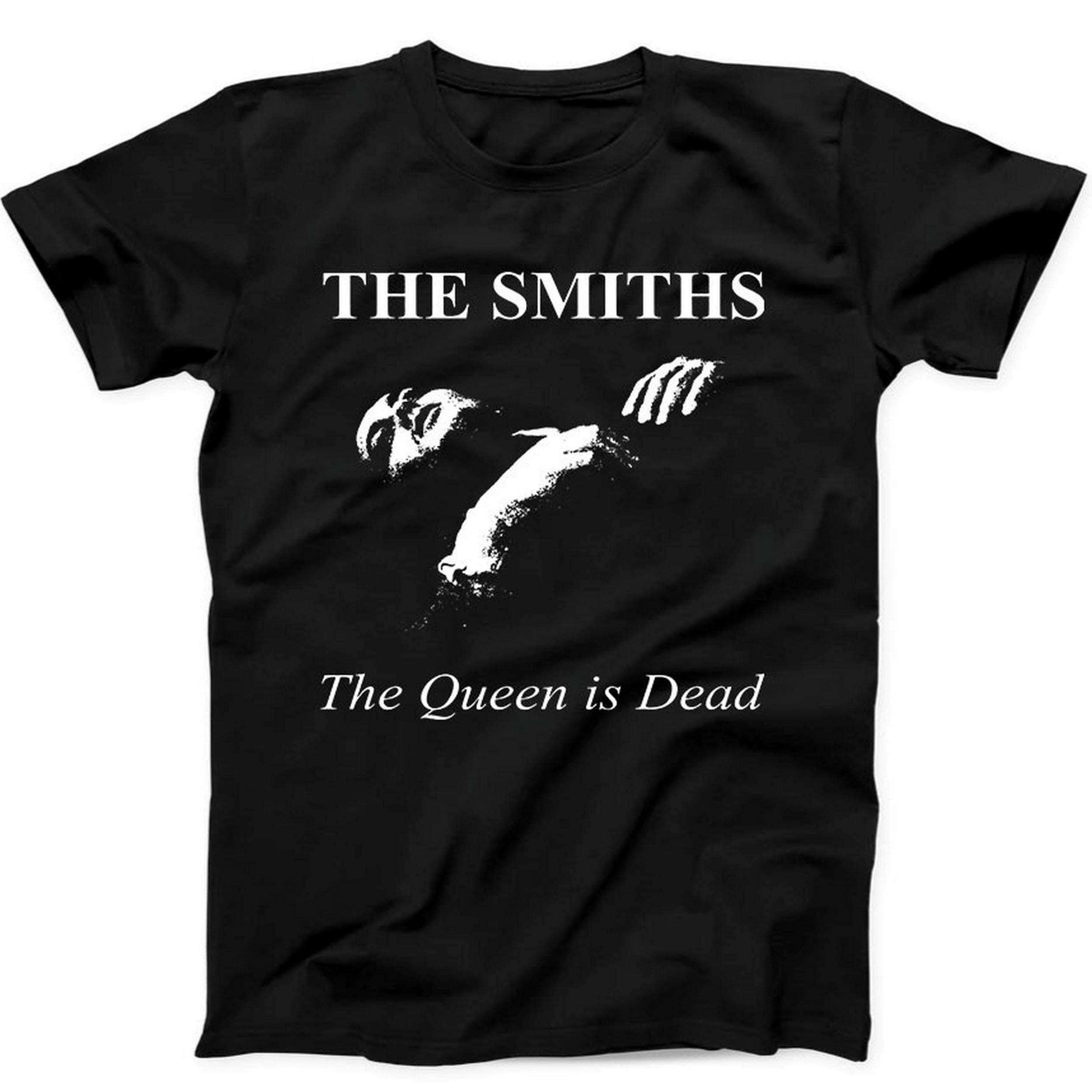 The Smiths The Queen Is Dead Punk Band Music Gift Tee Black T Shirt B52