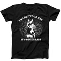 You Bet Your Ass It’s Bluegrass Kentucky Donkey Banjo Gift Tee Black T Shirt 626