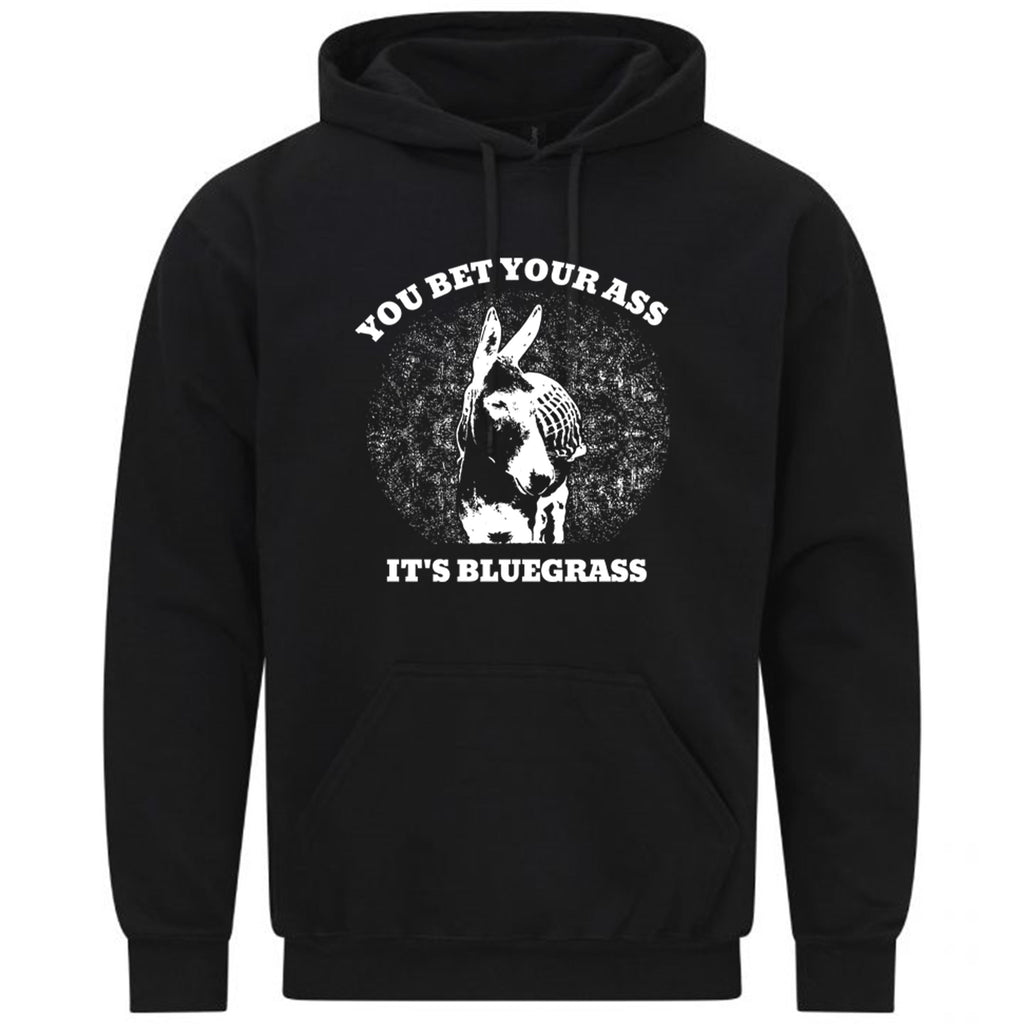 You Bet Your Ass It’s Bluegrass Kentucky Donkey Banjo Gift Sweatshirt Hoodie 626