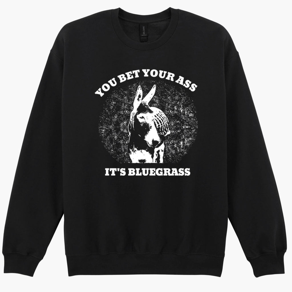 You Bet Your Ass It’s Bluegrass Kentucky Donkey Banjo Gift Sweatshirt Hoodie 626