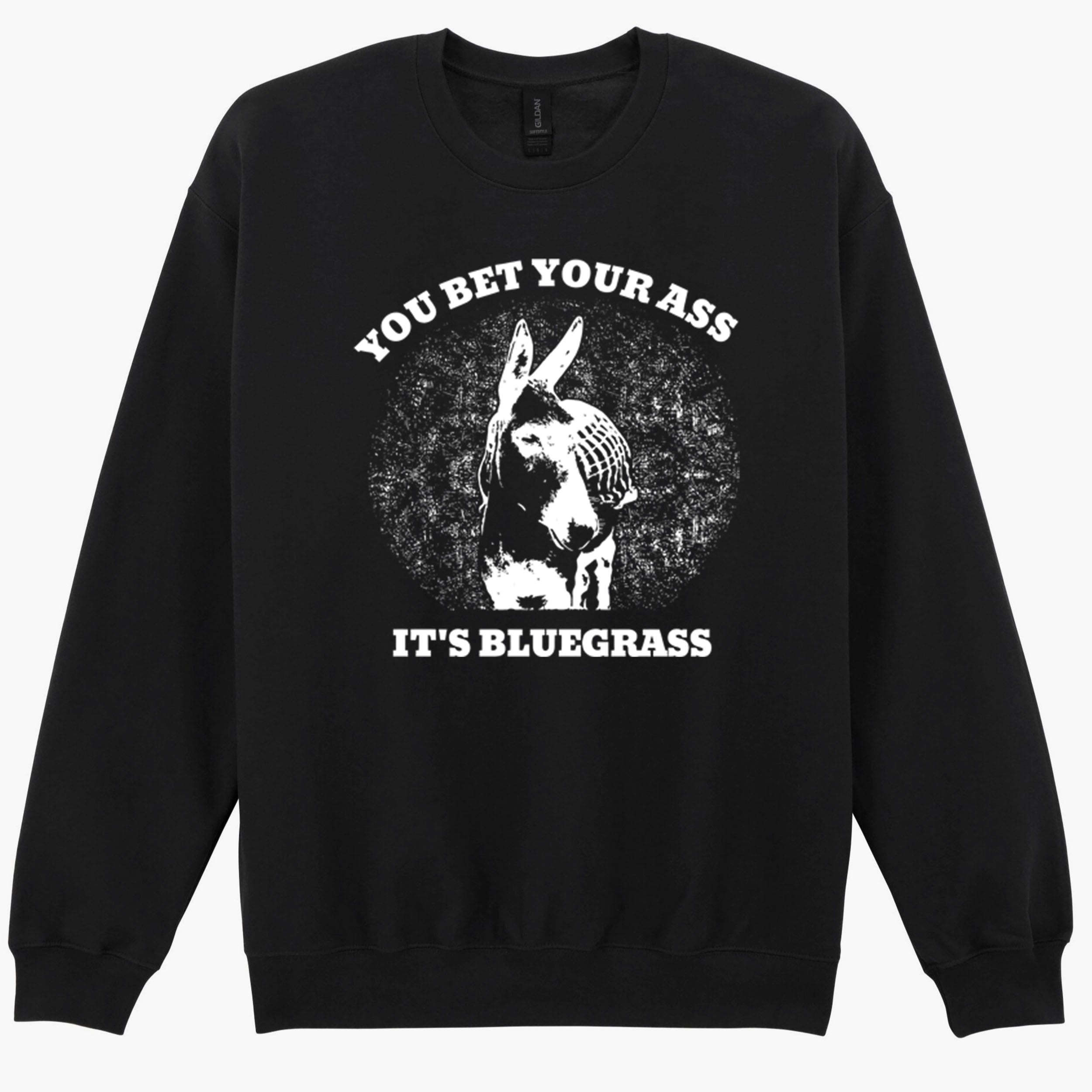 You Bet Your Ass It’s Bluegrass Kentucky Donkey Banjo Gift Sweatshirt Hoodie 626