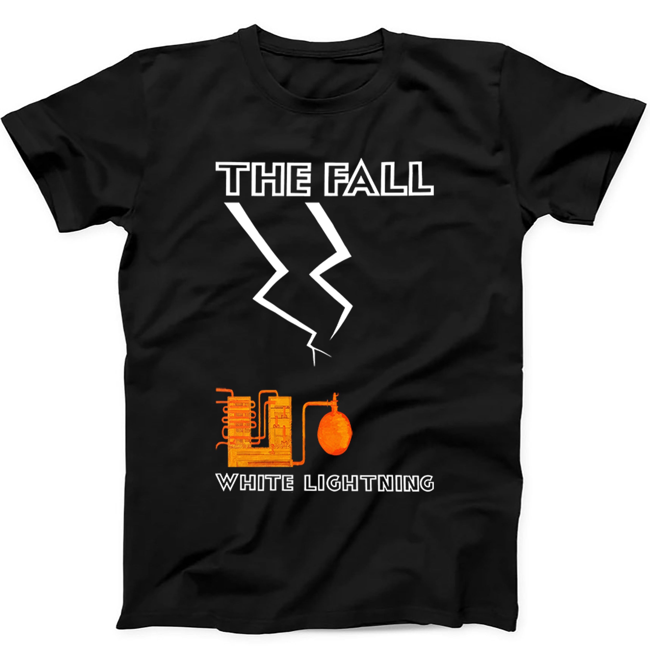 The Fall White Lightning Punk Rock Music Gift Tee Black T Shir 629