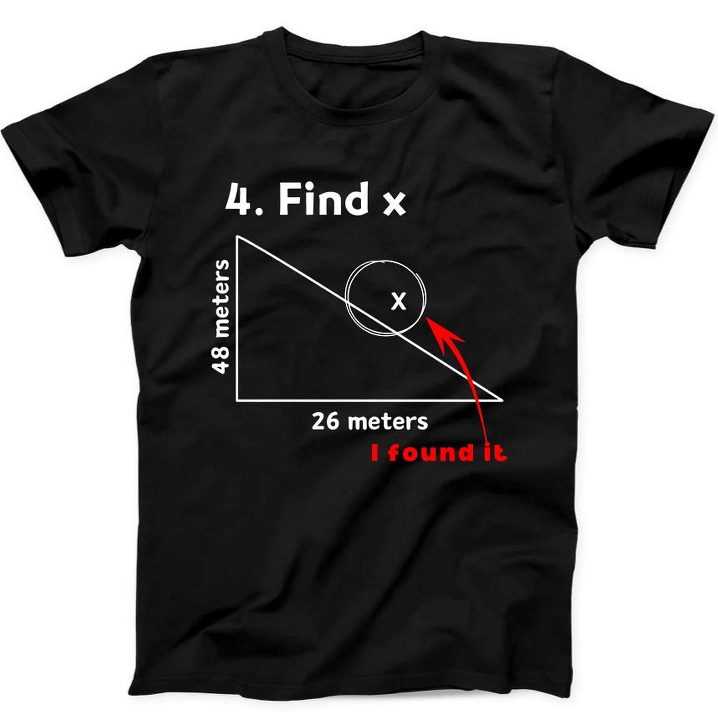 Find X New York City Taxi Tom Saying Math Funny Gift Tee Black T Shirt B388