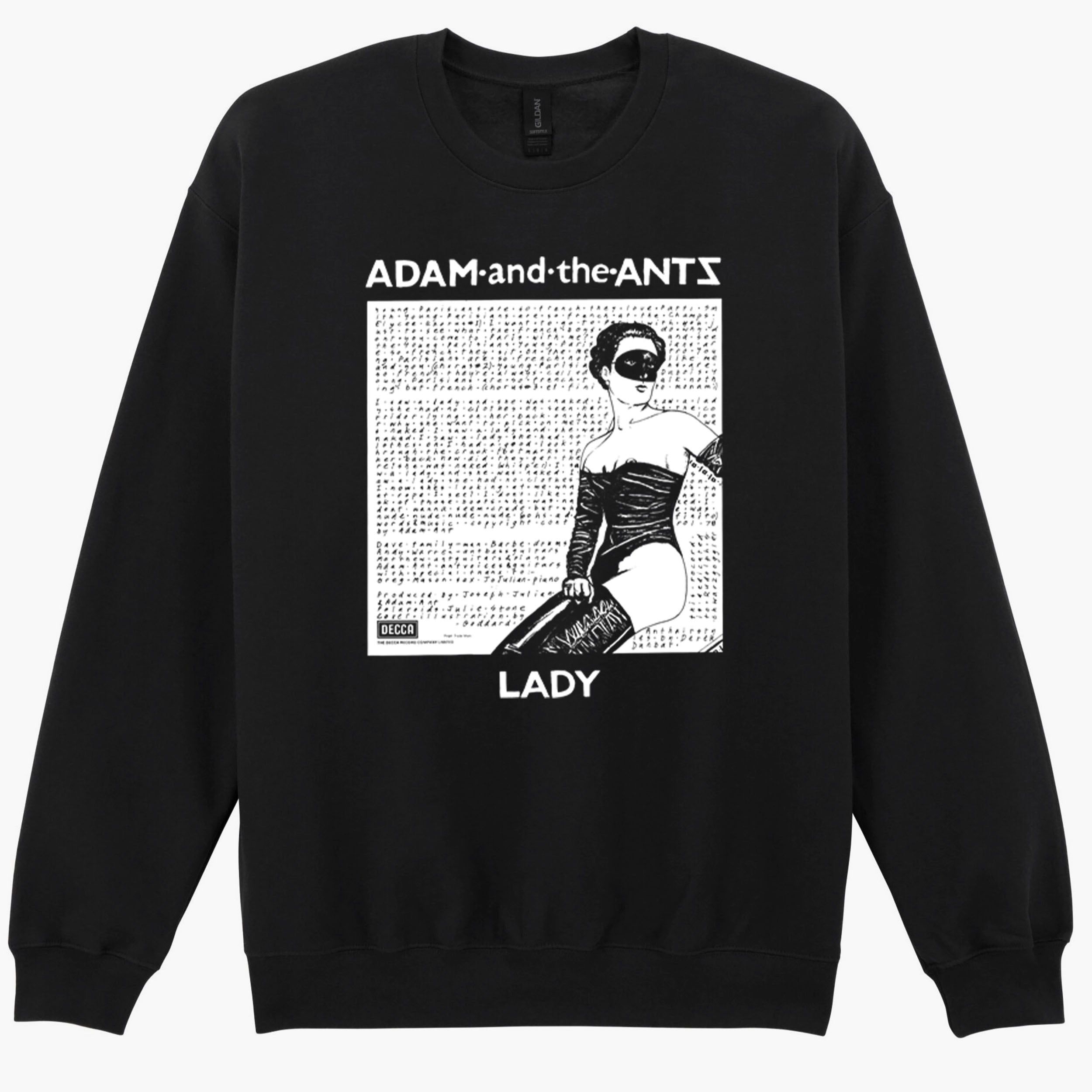 Adam And The Ants Lady 70s New Wave Music Gift Sweatshirt Hoodie 633